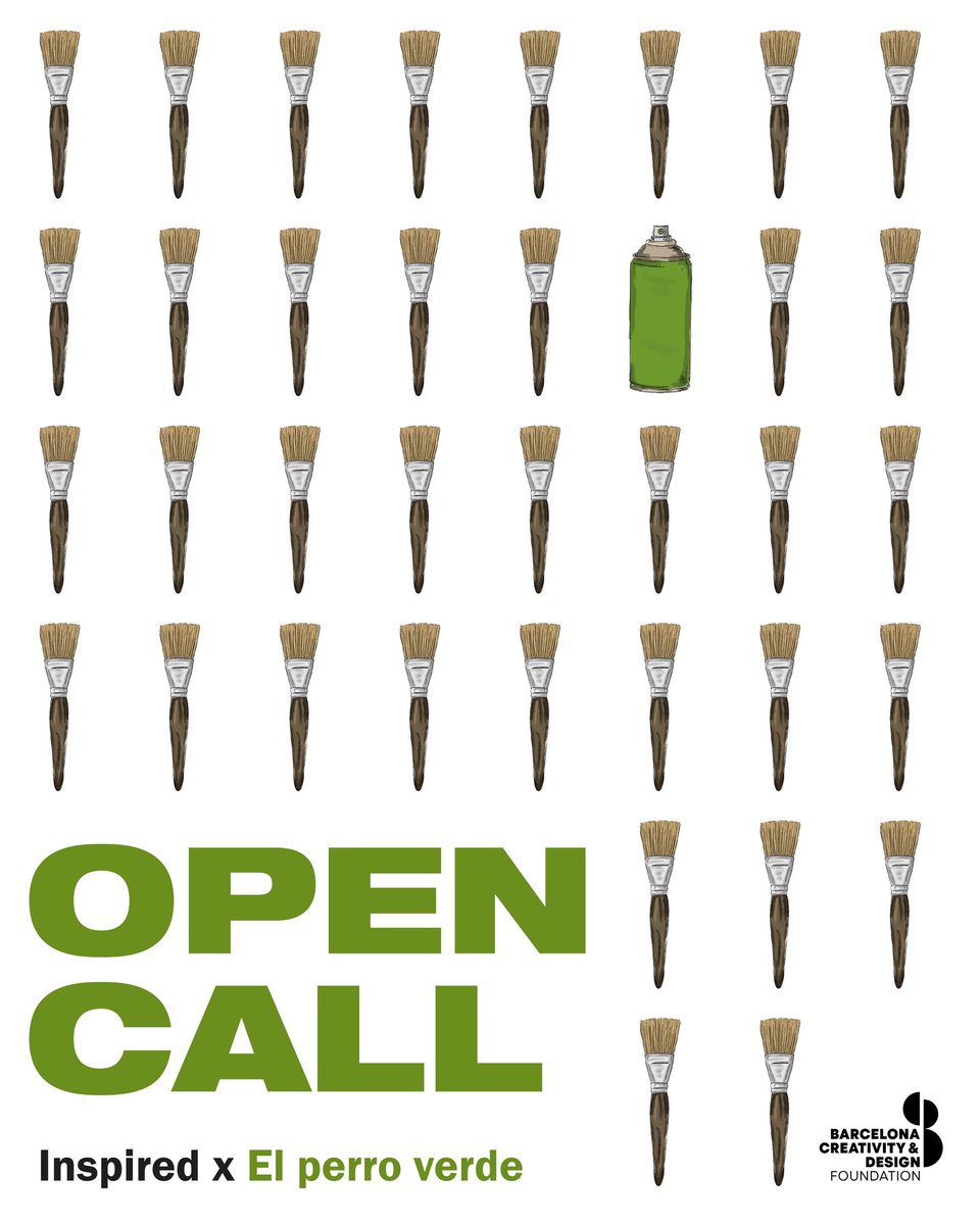 perroverde_'s tweet photo. Desde El perro verde y la Barcelona Creativity &amp; Design Foundation lanzamos una convocatoria abierta para diseñadores, artistas y creativos de cualquier disciplina. Buscamos propuestas originales que reinterpreten el ADN de nuestra marca. Toda la info en https://t.co/l56xfHzzea https://t.co/uSsidBr2iH