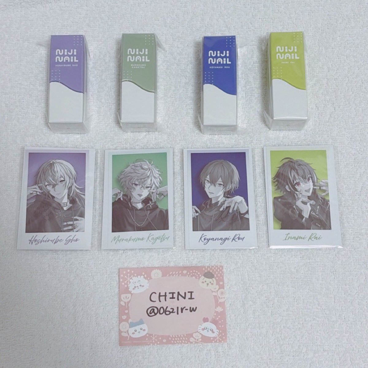 0621r_x's tweet photo. にじさんじ 交換 譲渡 買取
にじネイル チェキ Bright Dytica

譲） 画像

求） 定価＋送料

4点まとめてのみ。
検索からでもお気軽にお声掛けください。
◎ゆうちょ振込 https://t.co/9bl6CMLTj4
