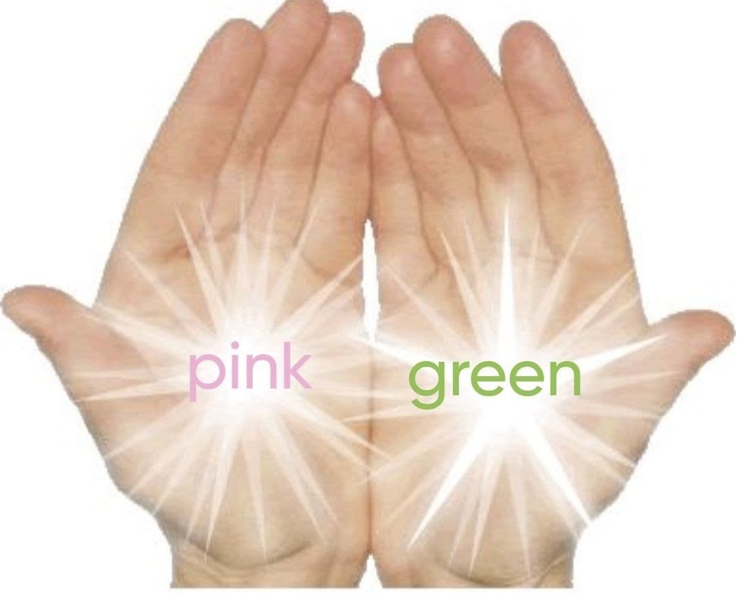 minnim57's tweet photo. pink x green https://t.co/q4aa8Pon9F