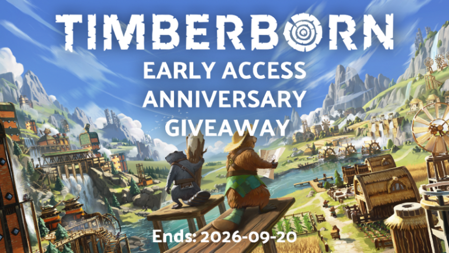 Timberborn's tweet photo. Five years ago today, Timberborn entered Early Access! Let's celebrate! 🎉

For a chance to win one of 5 copies of Timberborn:
❤️ like this post
🔔 follow us
✍️ answer the question: "What could your beavers achieve in 5 years?"

Deadline: September 20, 11:59 CEST.
T&amp;C: Link below https://t.co/gJLcWXiJtj