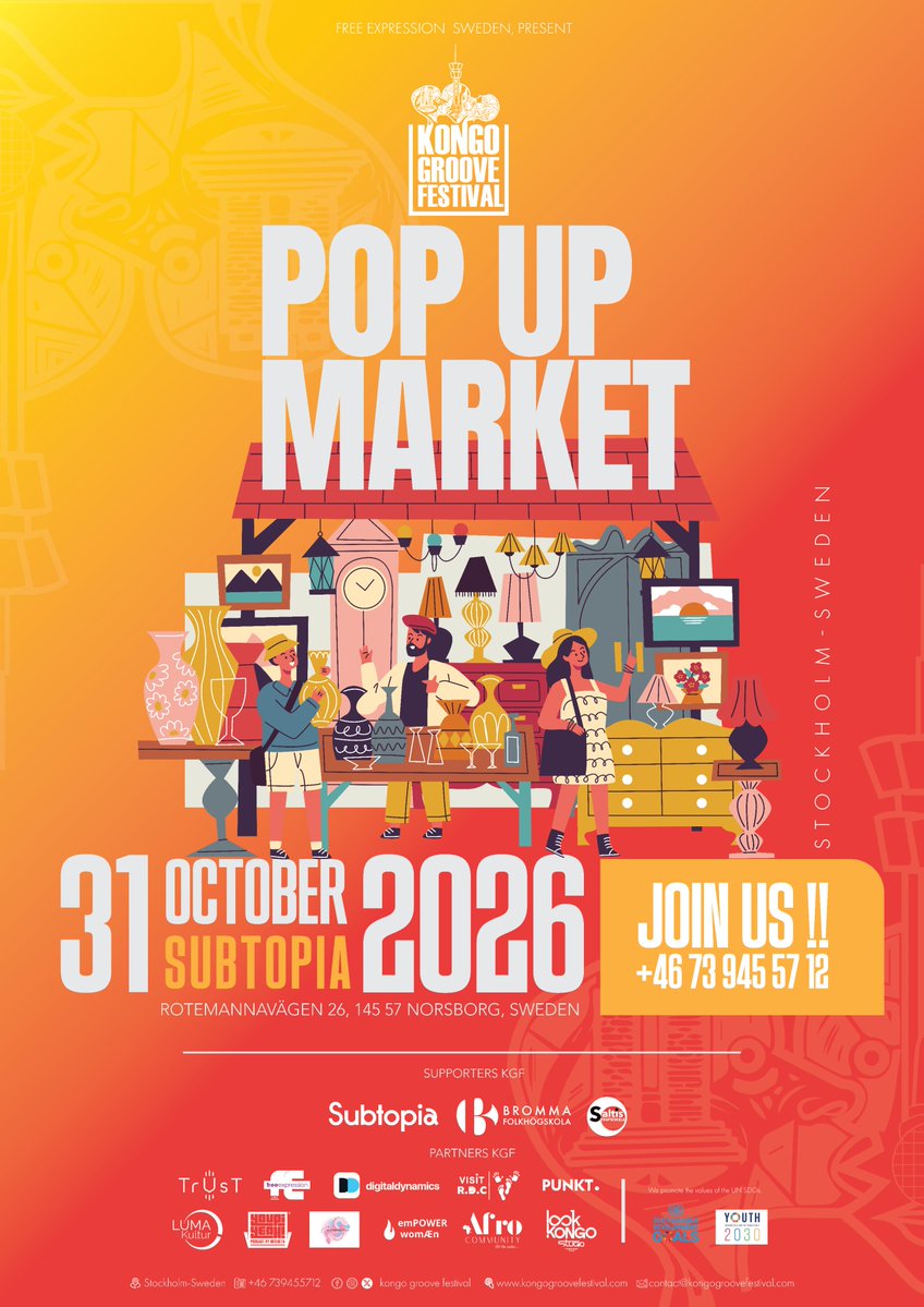 KongoGrooveFest's tweet photo. 📢 Exhibitors Wanted! 📢

Are you a business, artisan, or association looking to promote and sell your services/products at the KGF Pop-Up Market?

Spaces are highly limited! 🕒 

Book your table/space now.

📥 DM us to reserve!

#KGF26 #PopUpMarket #VendorsWanted #SmallBiz https://t.co/q95V3K4Mcb