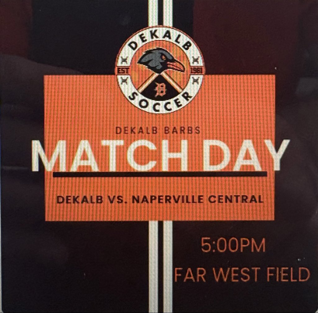 DkbSoccer's tweet photo. The Barbs welcome Naperville Central to town this afternoon for their second DVC match of the season. https://t.co/Nm0l1G2pBs