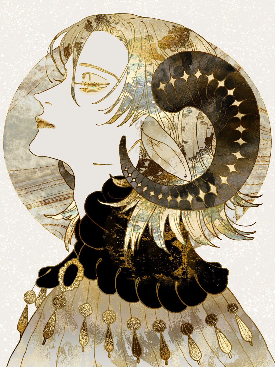 factor8_factor9's tweet photo. #秋の創作クラスタフォロー祭り
#自創作に狂っている人間と繋がりたい
#絵柄が好みって人にフォローされたいㅤㅤ

静かな幻想と、装飾のある人物を描いています。絵柄や世界観が好きだと思っていただけたら、フォロー嬉しいです🕊️ https://t.co/PNHXEOi87g