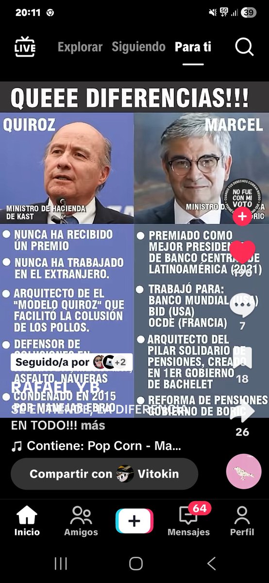 RoberMall2's tweet photo. @adnradiochile UN DATITO DE UN ECONOMISTA Y DELINCUENTES DE LA ECONOMIA MARCEL CONTRA QUIROZ Y SUS ATRIBUTOS LES QUEDA CLARO.
#MesaCentral #ContigoCHV #DerechaPederasta
#MuchoGustoMega #NoMasUDI #TuDia13 https://t.co/ROdJm7Np5o