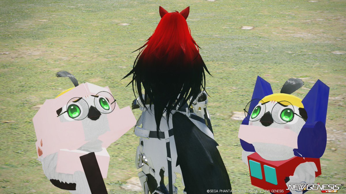 foxterdoragon's tweet photo. #PSO2NGS_SS
#メンテの日なのでssを貼る
🐥『ハゲテマスプライム！今日こそ貴様の息の根を止めてくれるきゅ！』
🐤『来い！ハゲトロン！お前の好きにはさせないきゅ！』
🐺『……人の家の前で何やってんだ』
🐥🐤『『あ、ユニきゅロン』』
🐺『…誰がユニクロンだコラ💢』 https://t.co/Kdy7QRODLB