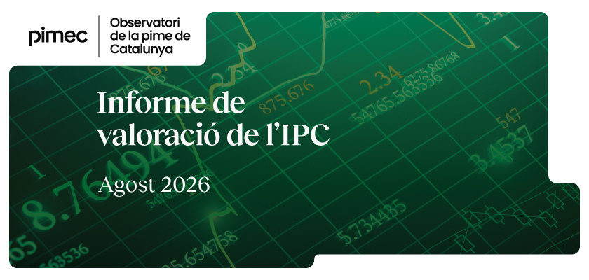 Pimec's tweet photo. 📊 Com ha evolucionat l'IPC al mes d'agost?
Consulta l'informe de l'#ObservatoriPimec, on repassem els factors clau que hi incideixen!
Llegeix-lo aquí: https://t.co/cMdEDU4aNa
#PimecIPC https://t.co/3P3KLLnE8V