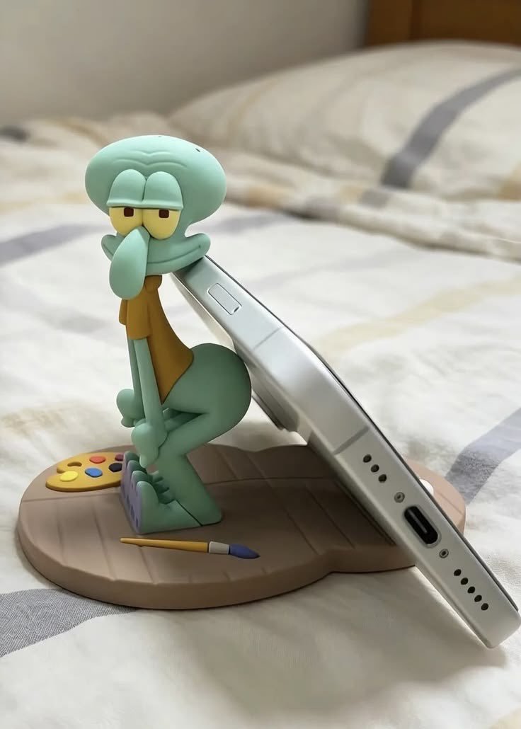 vlailuds's tweet photo. GAK KUAT... PHONE HOLDER SQUIDWARD INI LUCU BANGET 😭 https://t.co/q8xFflOwLz