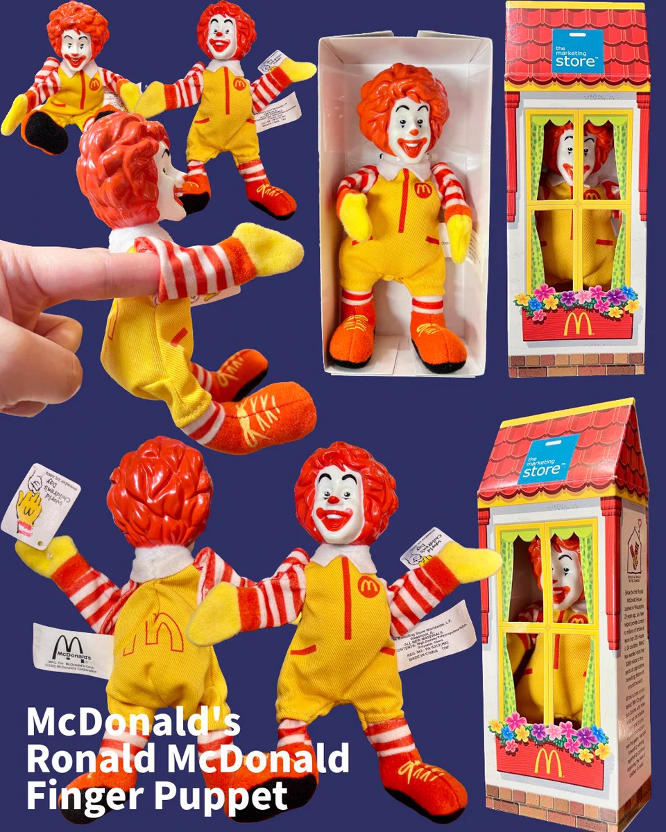 激レア！マクドナルド・チキンマックパペット・フィンガーパペット Toy&Collectables RPM on X: 