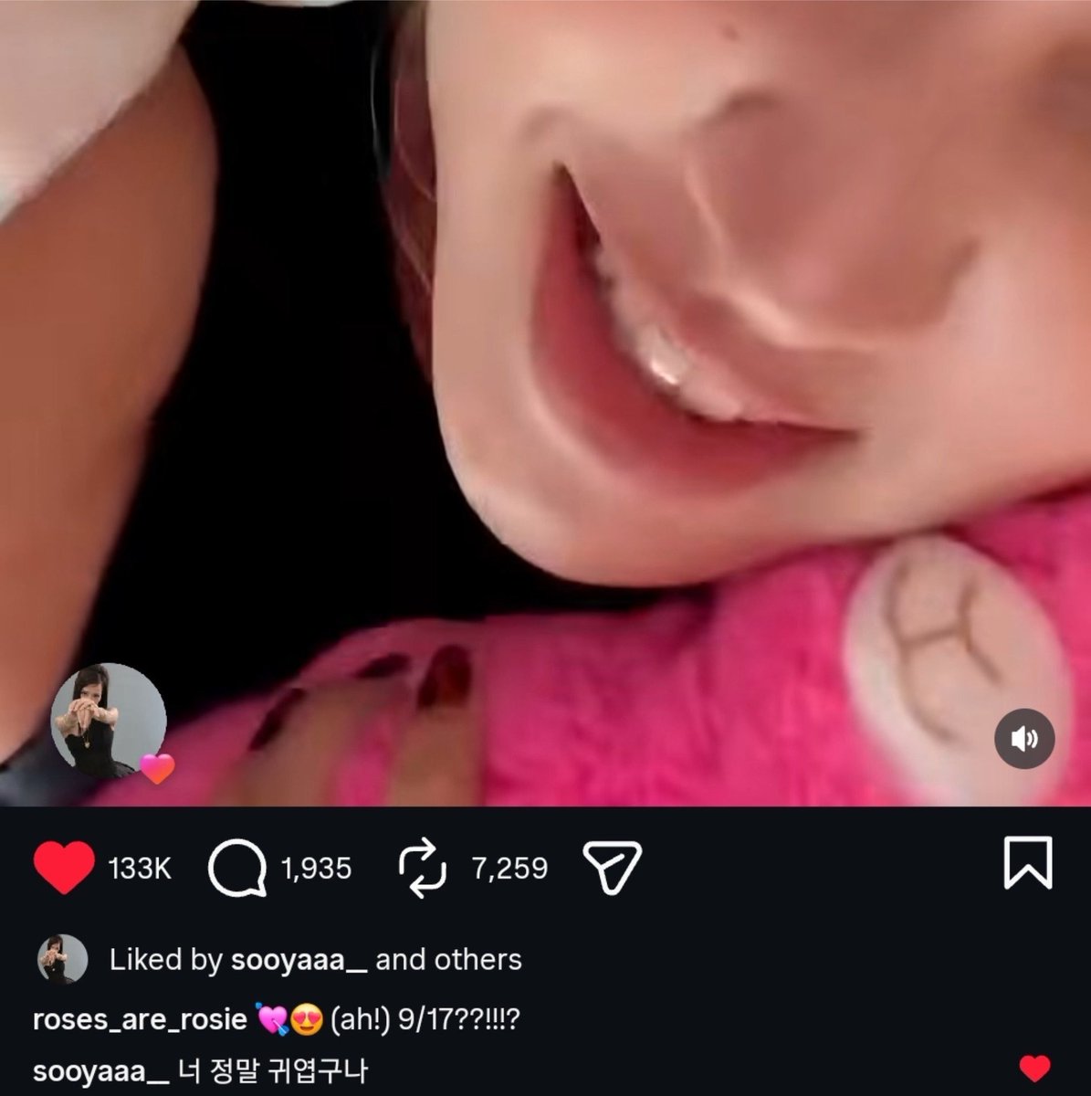 kjsooft's tweet photo. toda semana a jisoo aparece amando a rosé aos berros, vamos começar a falar sobre esse casal real https://t.co/lxGqUkPUaY