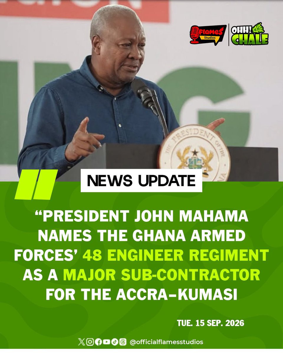 flamesstudios's tweet photo. 🇬🇭 Mahama names 48 Engineer Regiment sub-contractor for Accra–Kumasi Expressway.

🇬🇧 Burnham suspends engagements after his father’s death.

🇺🇸 Supreme Court blocks Trump mail-in ballot restrictions.

🇬🇭 GES says SHS placement has no space shortage.

#FlamesStudios #ohchale https://t.co/OhJ1mo3KYU
