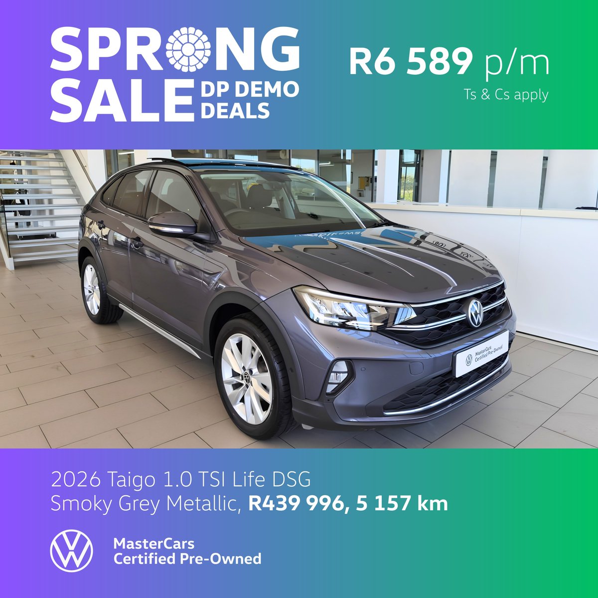 DirkEllisVW's tweet photo. The SPRONG SALE is on. Get more #Volkswagen for less, with these savings:

• Polo Vivo – save R26 000
• T-Cross – save R55 000
• Taigo – save R21 000
• Touareg – save R300 000

Explore our #VW demos and other #MasterCars at https://t.co/X3Sxfwox5A

Ts &amp; Cs apply. https://t.co/xIlpZRYqs5
