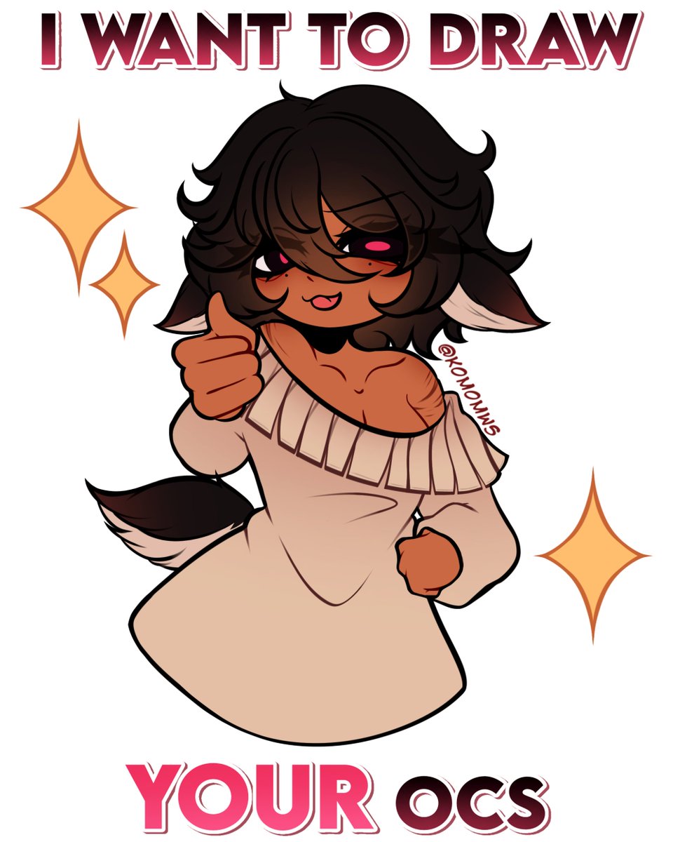 komomws's tweet photo. 𝙁𝙍𝙀𝙀 𝘼𝙍𝙏 𝙊𝙁 𝙔𝙊𝙐𝙍 𝙊𝘾 ♥

That's right!! I'm artist verified on VGen 𝘽𝙐𝙏 I need some comm examples!

SO DROP YOUR FAVORITE OCS AND I'LL DRAW YOUR PRECIOUS VESSELS!! 

I appreciate Follows + Retweets but ofc those arent required!

#artmoots #freeart #OC #dropyouroc https://t.co/mJ746iJOIC