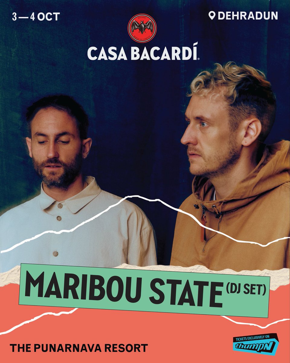 Paradoxindia_'s tweet photo. @casabacardiin returns to Dehradun this Oct

@LFrequencies @nilshoffmannmusic , and @mariboustate (DJ Set) join us at The Punarnava Resort for two days of music in the hills 🪩🪩

03 - 04 October 2026 https://t.co/21jMjZO11N