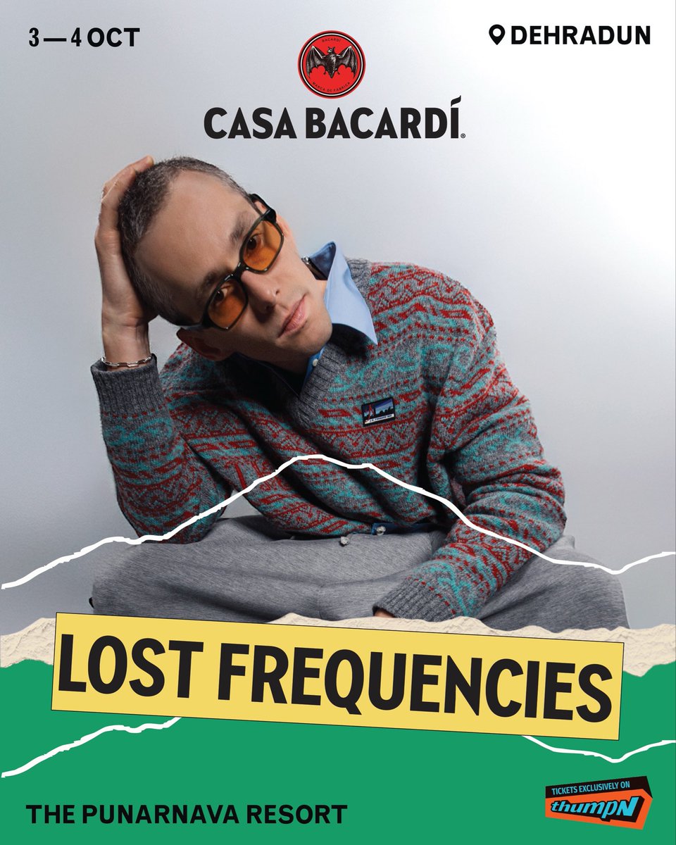 Paradoxindia_'s tweet photo. @casabacardiin returns to Dehradun this Oct

@LFrequencies @nilshoffmannmusic , and @mariboustate (DJ Set) join us at The Punarnava Resort for two days of music in the hills 🪩🪩

03 - 04 October 2026 https://t.co/21jMjZO11N