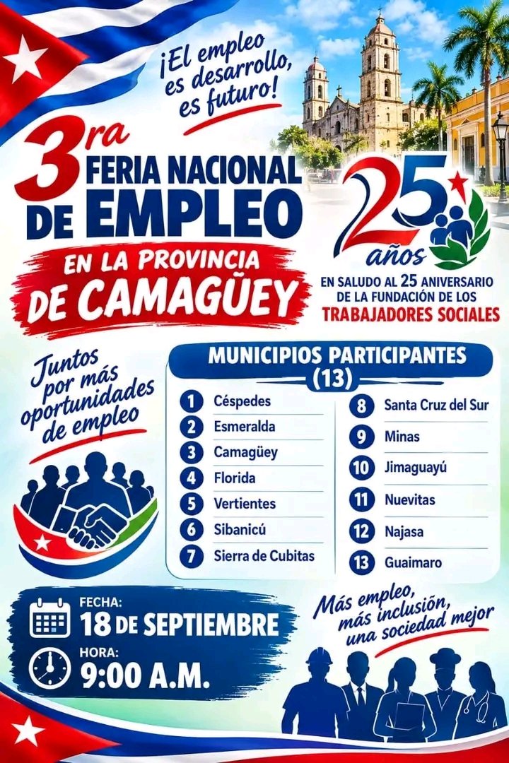 YeroChao's tweet photo. StgodeCuba también se prepara para la próxima feria de empleo https://t.co/5r4HjEgF8Z