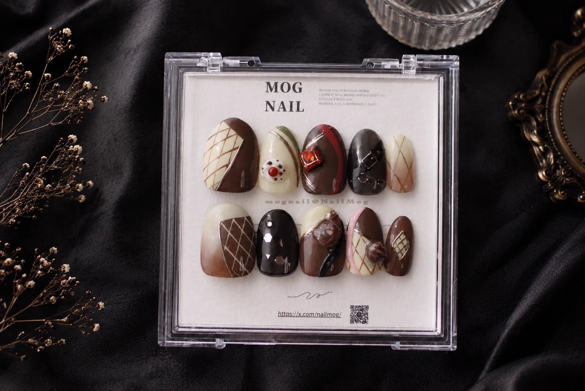 そば饅頭様ご確認用☆オーダーネイルチップ mognail ♡ ネイルチップオーダー販売 (@NailMog) / X