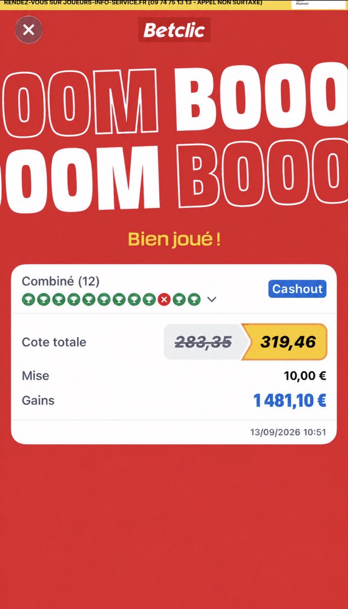 winbetup's tweet photo. 🔥 GROS COUP 🎉🎉🎉

Combiné 12 matchs, cote 319,46. 🎯
La Juventus en X2 a failli tout faire exploser dans les dernières secondes d’un match complètement fou… 😱

Et pour une fois, on peut le dire : merci le Cash Out ! 😂💰 https://t.co/gf8r9T9M3v