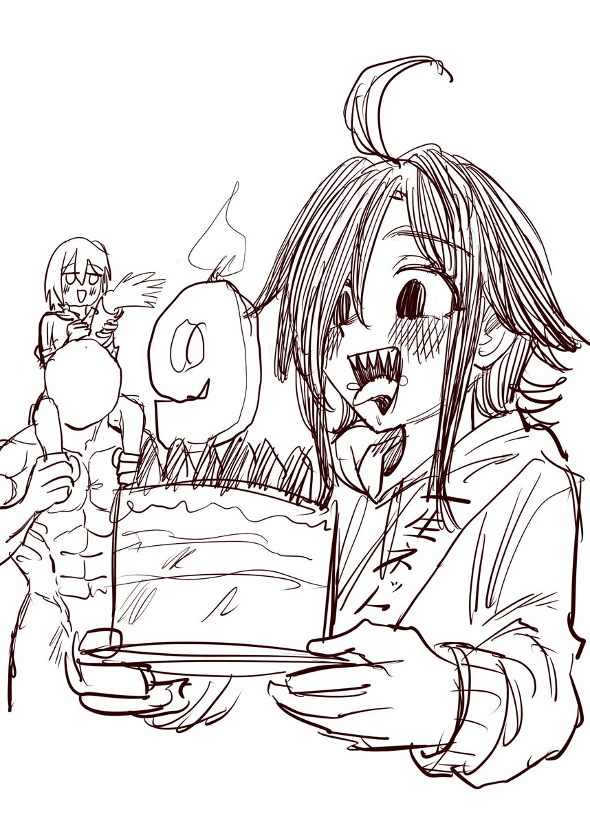 Stand_Bymeee's tweet photo. @ fudemame_mksk @ Scottleworfli 描いてもらったかわいいやつの一部です　ありがとうね https://t.co/M2yXaF6Nr2