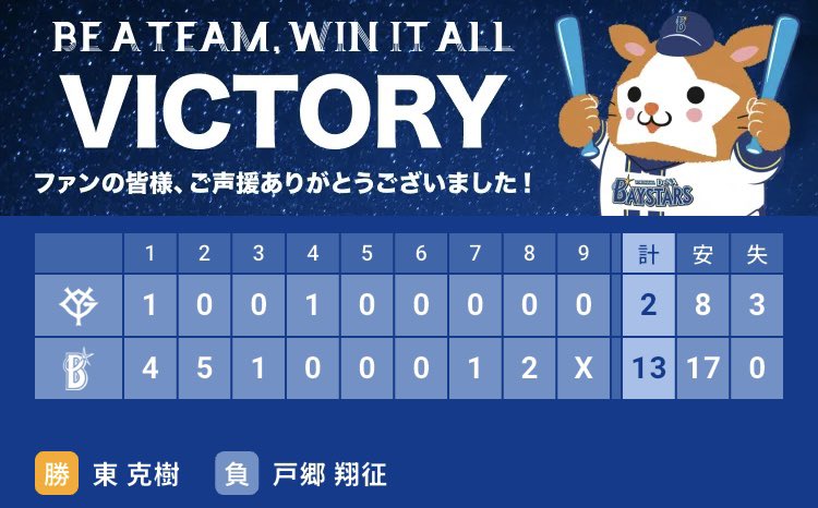 YOSHITSUGU3's tweet photo. #横浜優勝 https://t.co/y7bhHcI8k6