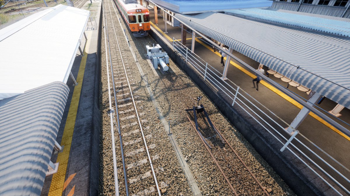 penkoma_kabosu's tweet photo. 走ル列車の福川線だけれども、確実に成立は古いよね
国鉄とホームを共有していたり、かつては直通できた跡を見ていると貨物のやり取りもあったのかと思ったり
あとデッドセクションらしきものも発見。架線電圧が違う?
#走ル列車
#RUNNINGTRAIN https://t.co/RoTTr0tGm5