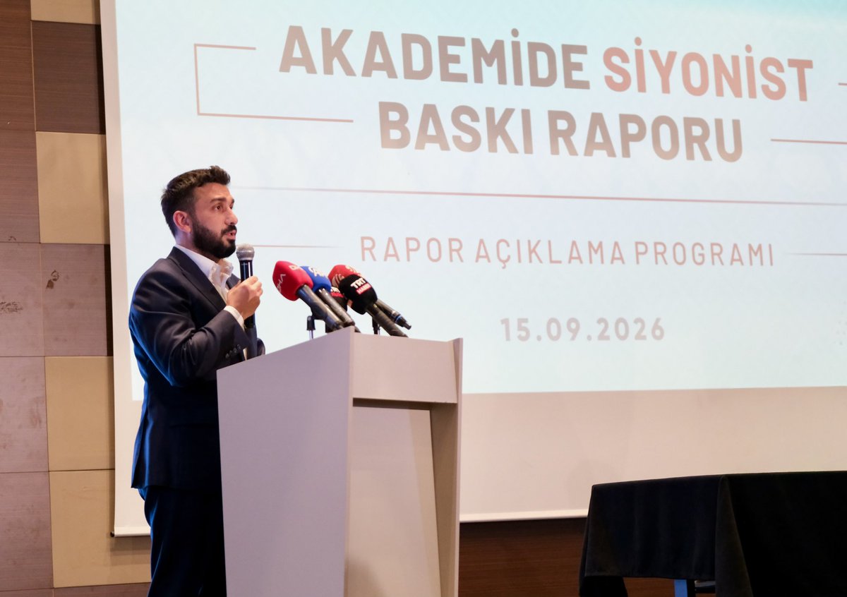 ibrahim_besinci's tweet photo. 📍TÜGVA Genel Merkez

Mardin Artuklu Üniversitesi, Kadim Akademi ve Filistin'e Destek Platformu ortaklığıyla hazırlanan Akademide Siyonist Baskı Raporu 2025 Programını gerçekleştirdik.  

Kürsülerimizi adalet için yükseltecek, kalemlerimizi mazlumun sesi kılacağız! 🇵🇸 https://t.co/Tx2R3dn8qI