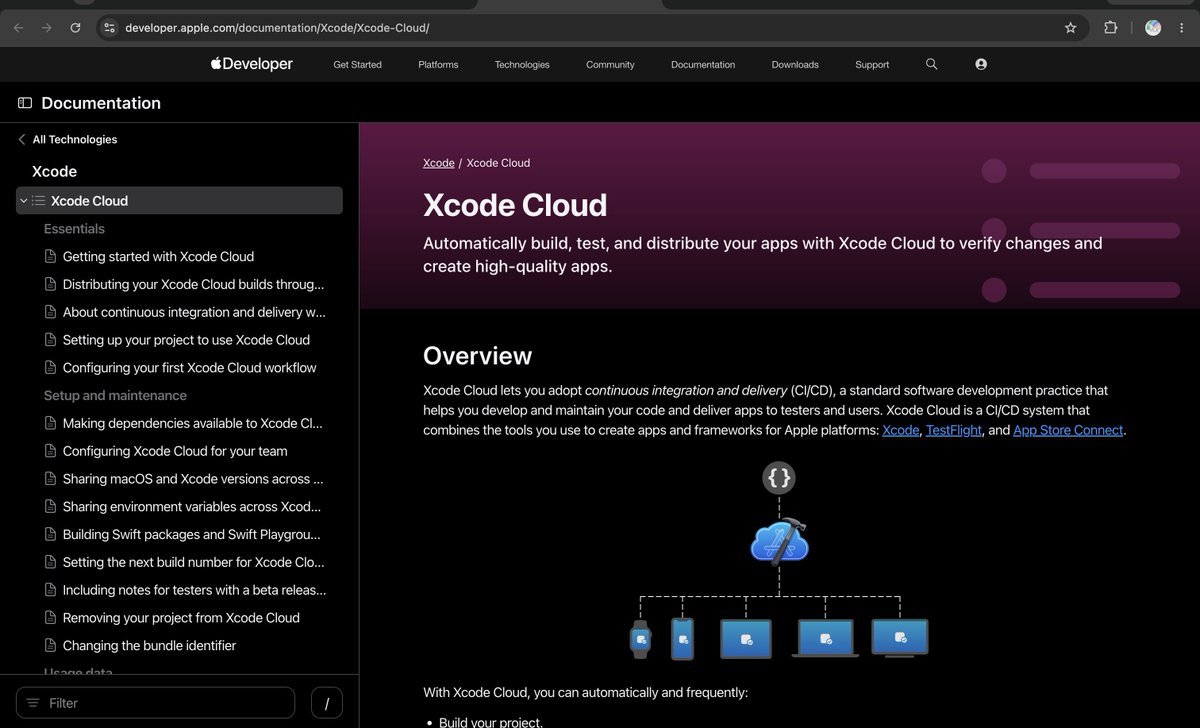 harikesh_dev's tweet photo. so now we can make our build in Xcode cloud.

interesting... my macbook fan is gonna say thankyou lol😂

will try it tonight. https://t.co/UUJn1wcjgs