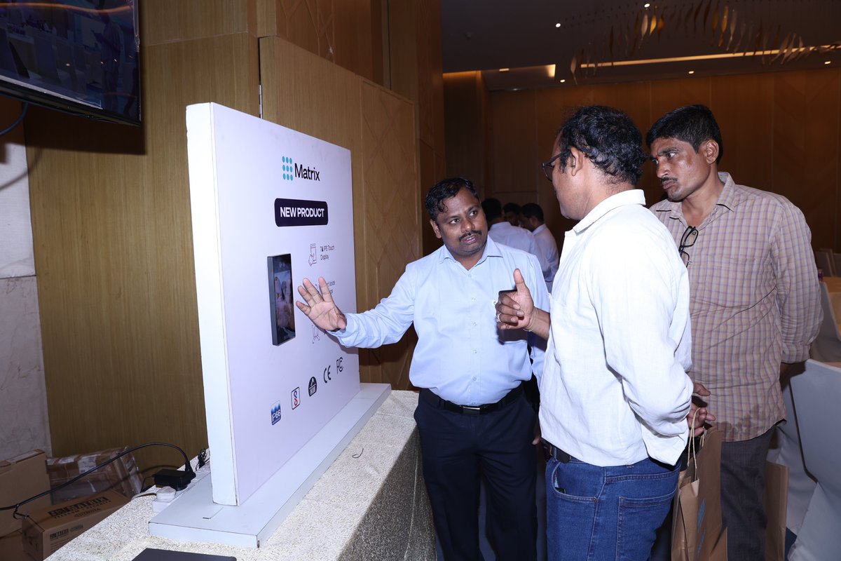 Matrix_Comsec's tweet photo. Partner Connect Vijaywada in partnership with The Advance Communication System &amp; Services brought together System Integrators and End Customers to discuss the growing demand for intelligent surveillance solutions for enterprise and large-scale deployments. 

#MatrixComsec https://t.co/6CWexs8O32