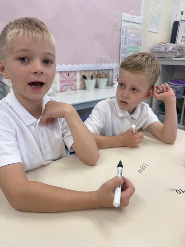MissHylandStM's tweet photo. We have been partitioning numbers into tens and ones in Maths this week! @StMSchStewkley #MathsatStMichaels https://t.co/0Zn3cyny8e