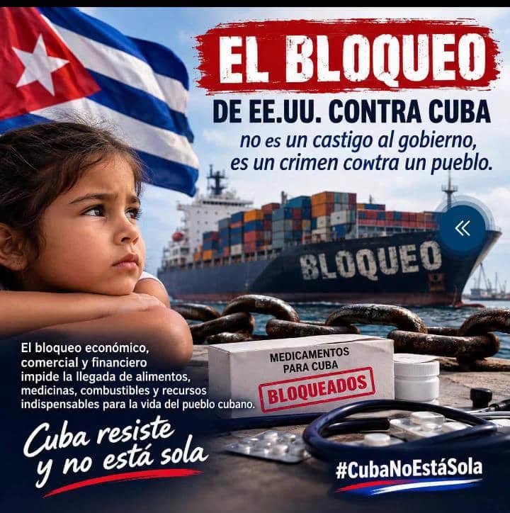 twittinven's tweet photo. Hay quienes tienen poder en sus manos y actúan como dueños del mundo, hay Dos que además son genocidas, asesinos y dicen querer salvar a los pueblos. Trump y Marcos Rubio ahogan la vida en #Cuba sin importar sus consecuencias, eso es crimen de lesa humanidad. #JusticiaMundial https://t.co/VINRQWZnHy