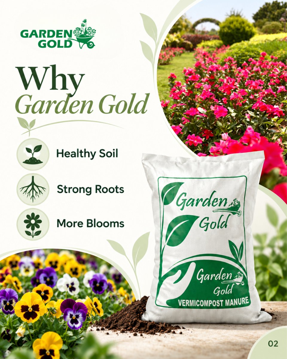 wormicompost's tweet photo. Healthy soil. Strong roots. Beautiful blooms. 🌸

Nourish your plants naturally with Garden Gold Vermicompost Manure and create a greener, healthier garden every day. 🌱✨

#GardenGold #Vermicompost #OrganicGardening #HomeGarden #OrganicFarming https://t.co/lXQAllaHRm