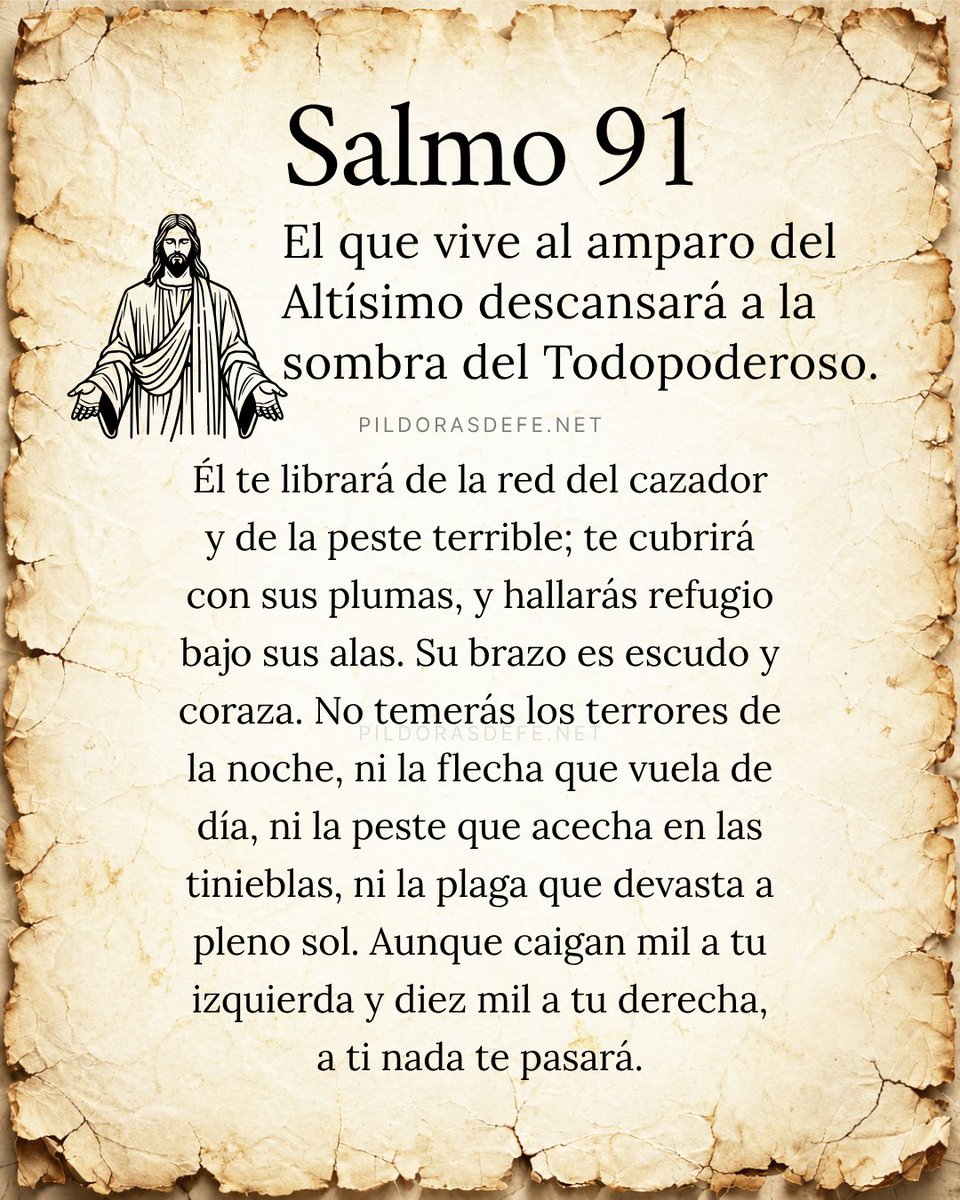 Pildorasdefe's tweet photo. Salmo 91... Para toda ocasión

🙏 https://t.co/qn3jyx35kW