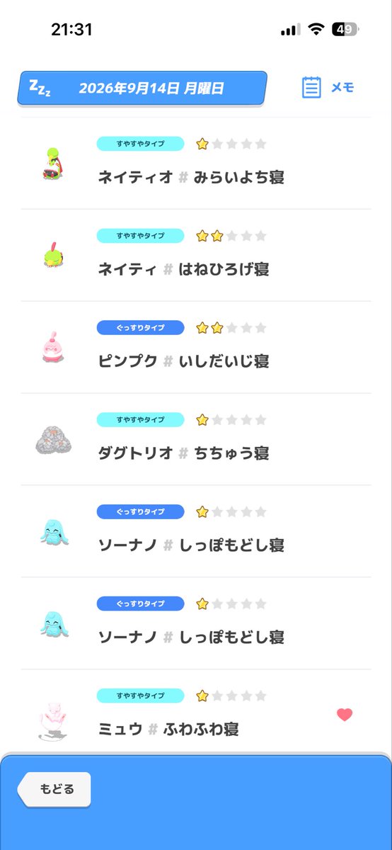kiki_hapihapi's tweet photo. @Pokesleep0720 そららんかわゆいぞ🥰

在宅もかなりダラけるけどねー、、
伝票しめにいってるようなもんやな、、

ネイティどんだけいたやろー？かと見たらおった！(投げてないwミュウにしてしもた)
ソーナノがほんといらんすぎる、、、(　߹꒳​߹ ) https://t.co/S24t5MWUHg