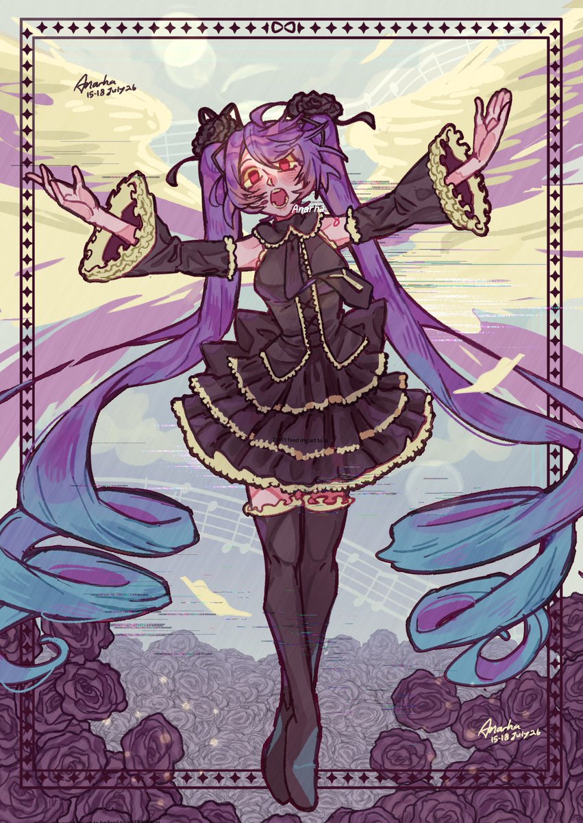Anarhaa's tweet photo. "Let's spin a new fate!"

#infinitemiku #hatsunemiku #vocaloid https://t.co/FyrxQYOX3y
