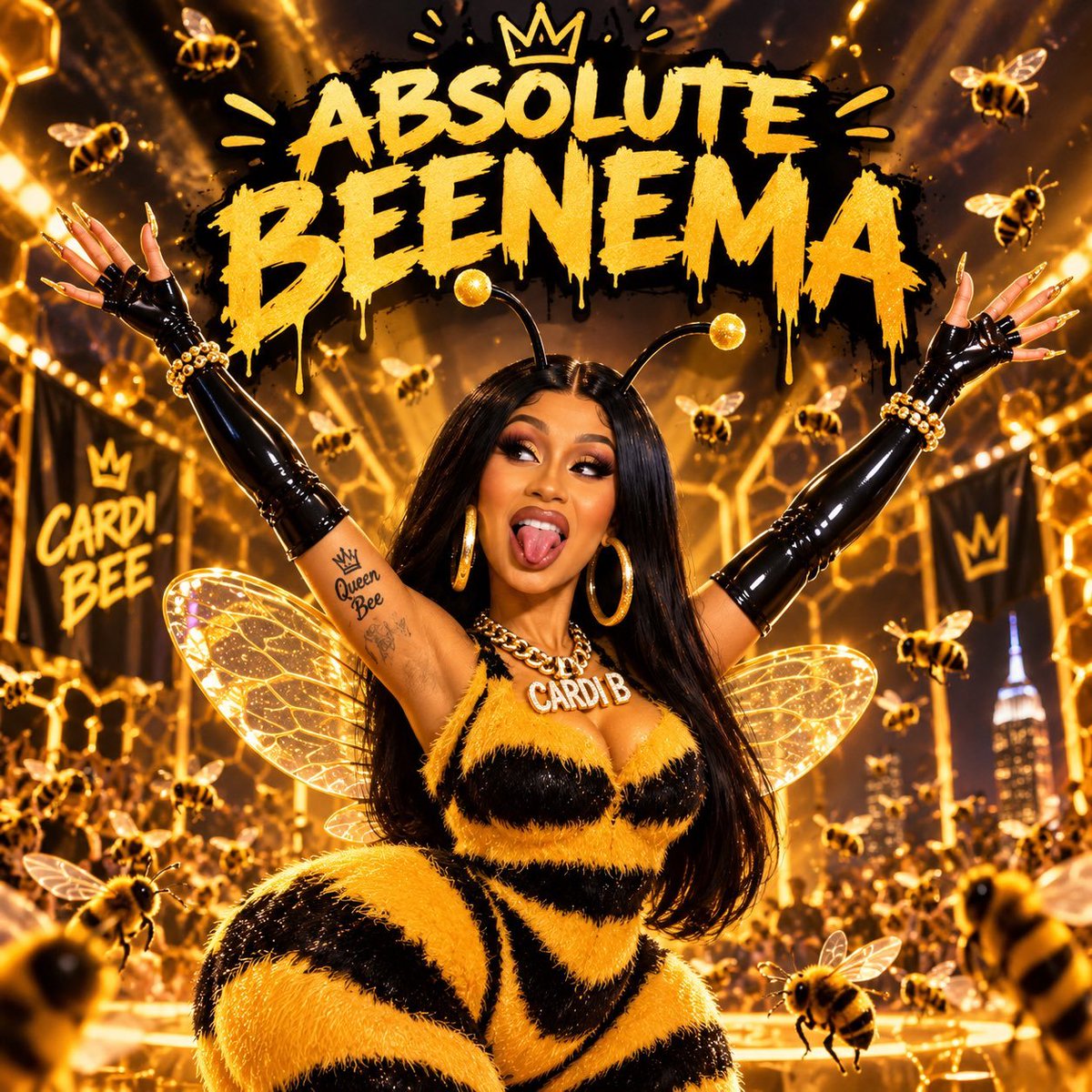 CardiBeeonsol's tweet photo. Princess is here 🐝 
Time to eat some honey 🍯 https://t.co/NUm9BOaYQM