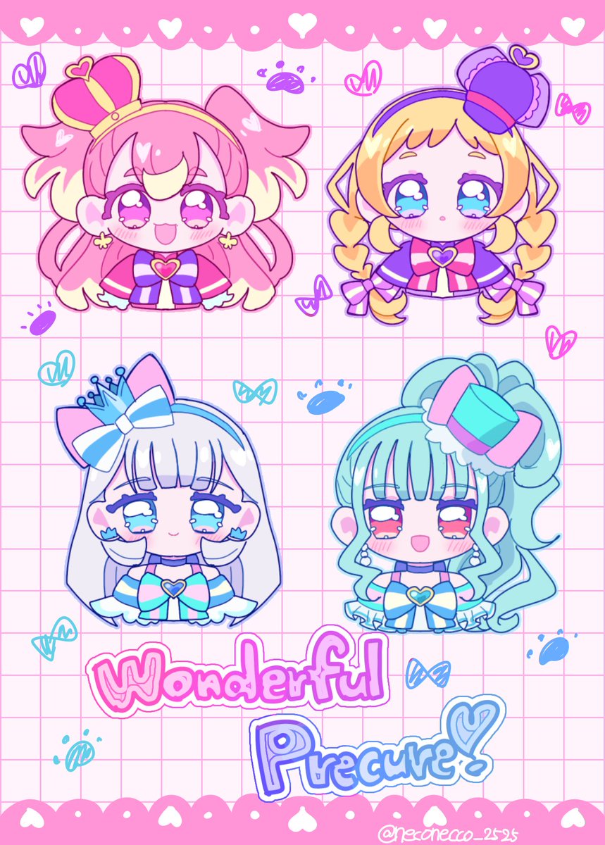 neconecco_2525's tweet photo. 🩷💜わんだふるぷりきゅあ！🩵💚
#precure #プリキュア　#わんぷり https://t.co/JOI0YkZ6z9