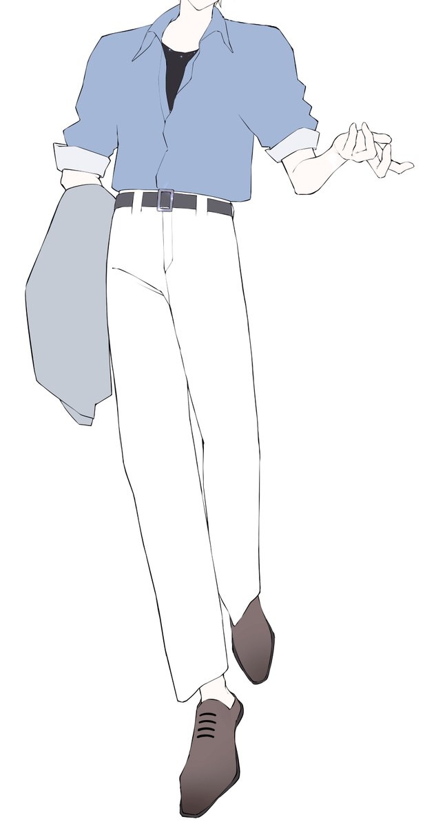 Y_Nok_'s tweet photo. 服のシワ、かなり上手くなってきたかもしれない https://t.co/hRiFzS49nT
