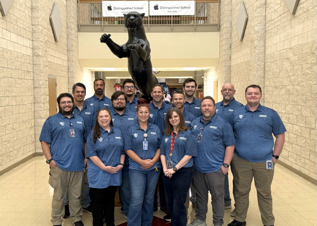 MidwayISD's tweet photo. Have you tried turning it off and back on? 😏💻
 
For National IT Professionals Day, join us in leaving a 🙌 or a 💙 in the comments to thank our amazing IT department for keeping Midway connected! https://t.co/DTYvA8jUQG