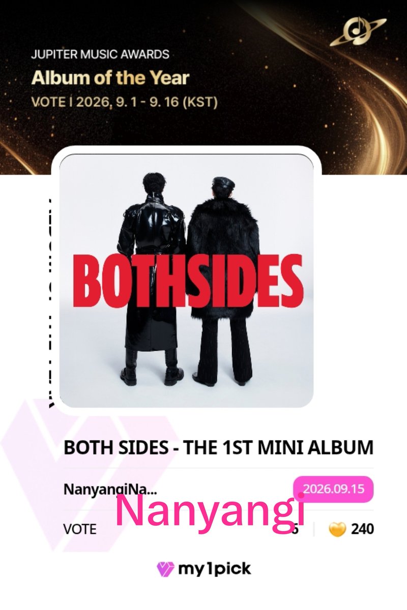 HelloNanyangi's tweet photo. #VoteforNAJAEMIN
#VoteJAEMINOnJMA
#VoteforJNJM #NCTJNJM #BOTHSIDE https://t.co/6qVIUz1b9r