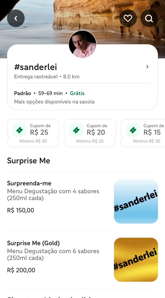 strawllie's tweet photo. achei essa loja no ifood e estou sem palavras https://t.co/VsJTCB5E3Q