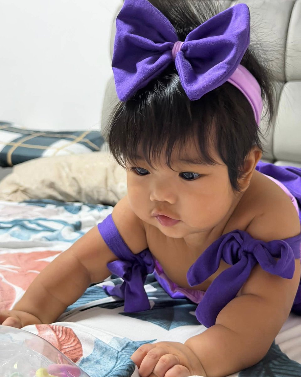 CHIKIRIK's tweet photo. Happy 7 months, our little bing! Mama loves you so much! https://t.co/0NGzNZoGYq