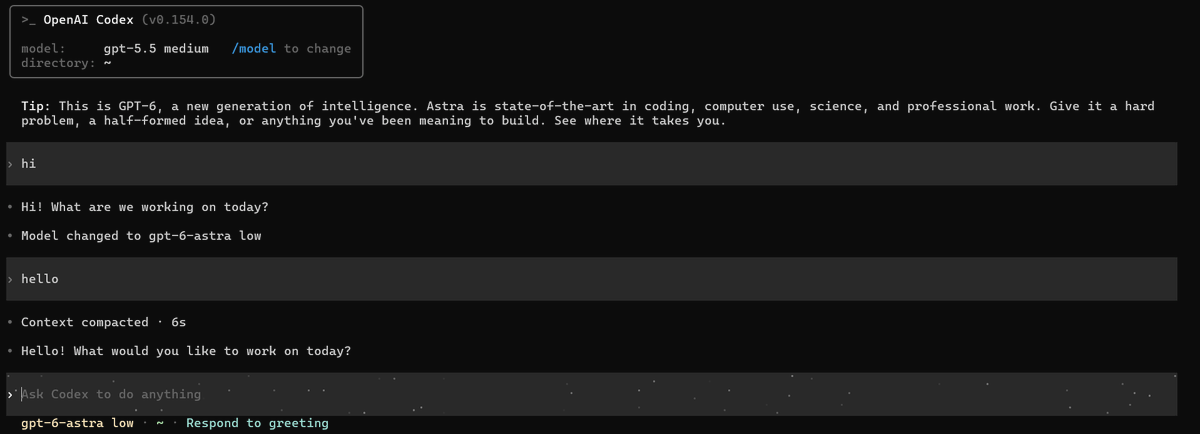 davre0's tweet photo. Finally got my hands on the latest @OpenAI Astra 6. Let's see what it can do . Time to get my hands dirty 😎 https://t.co/378sRJmh7f
