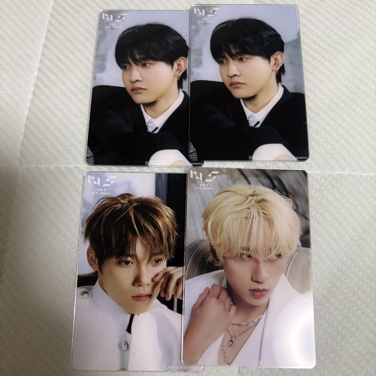 kkn_sue's tweet photo. INI ANTHEM 特典トレカ 交換　アクリルカード

譲　TSUTAYA  写真参照
求　同種池﨑>異種池﨑

東京ドーム両日手渡し可能な方、���気軽にお声掛けください https://t.co/b5rvspoWKk