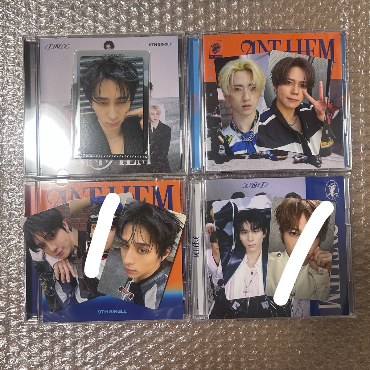 mannenojinchan's tweet photo. INI ANTHEM トレカ 交換 

【譲】
⭐️City of Lights ver.  西
⭐️All for One ver.       許、藤牧
⭐️Sing Along ver.      西
⭐️One Team ver.       佐野、西

【求】 同種松田

東京ドーム（9/16）にて手渡し交換優先
※出来るだけまとめて交換できる方希望

お気軽にお声掛けください🙇🏻‍♀️ https://t.co/9tGOnqe2gN