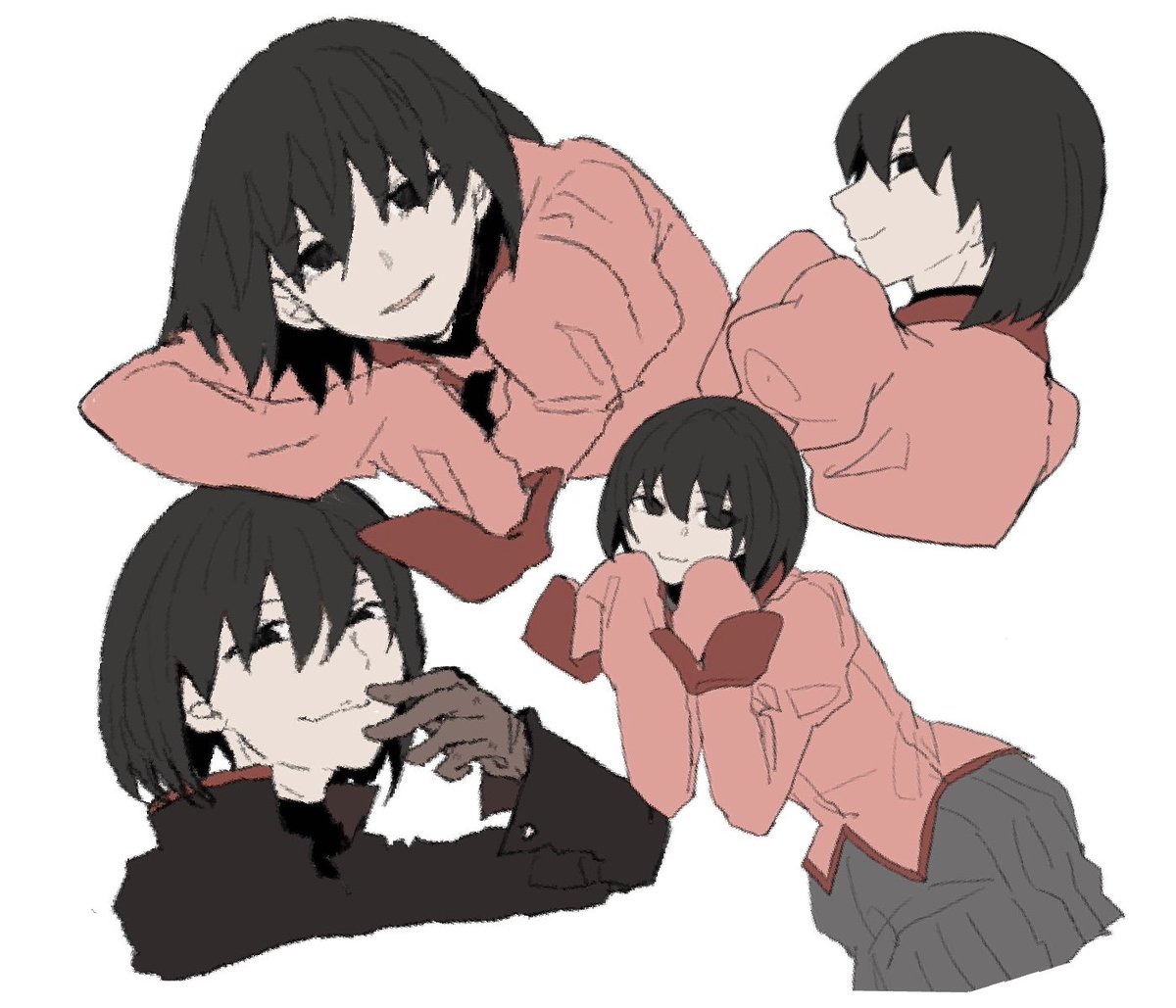 valhalla0707's tweet photo. 昔描いた扇ちゃん見てたら今より全然良く描けてて泣く https://t.co/yVuHDBYcFc