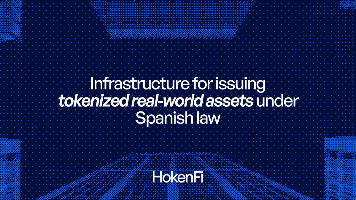 hokenfi's tweet photo. BUIDL shows where the demand is.

HokenFi is built for the supply side in Europe: offer document, law firm, KYC/KYB and registrar in one flow, for the company issuing the bond.

Start here: https://t.co/7RbCZNr213 https://t.co/J6xK9Nuf3e