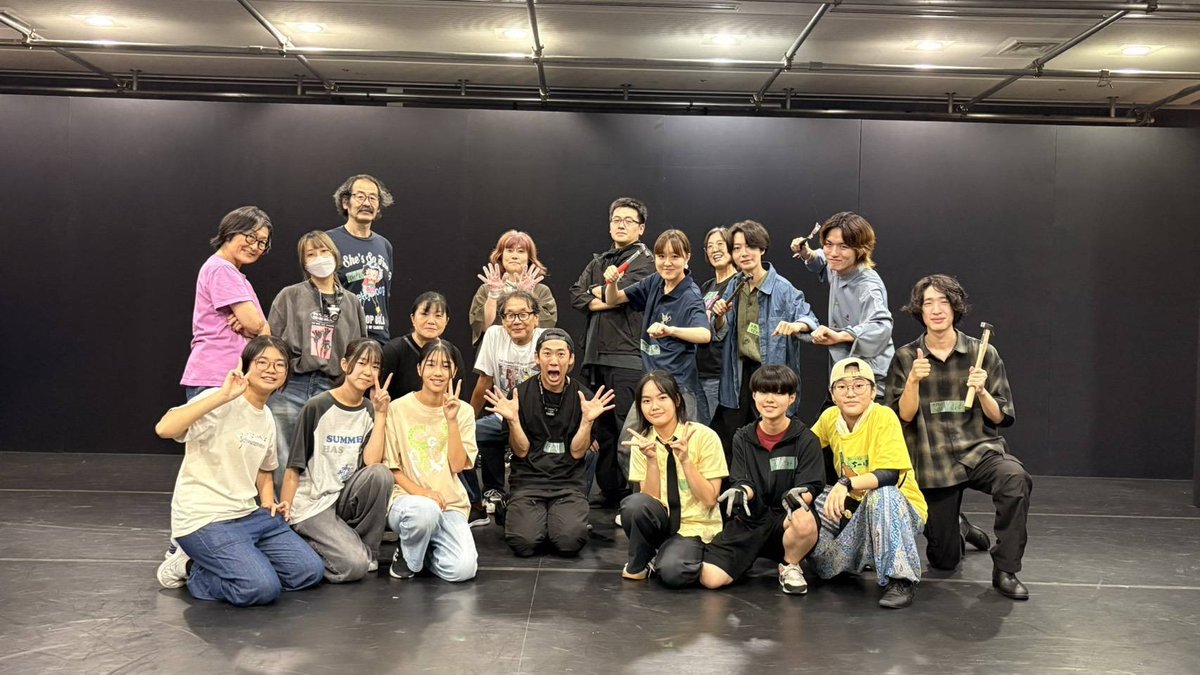 stachyo's tweet photo. お疲れっちょ☆
北とぴあペガサスホールを演劇祭仕様に仕込んでくレタっちょ☆
ありがトウっちょ☆
本番は金曜日から
楽しみにしてクレっちょ☆
#北とぴあ演劇祭2026 https://t.co/M7XtkpVRNg