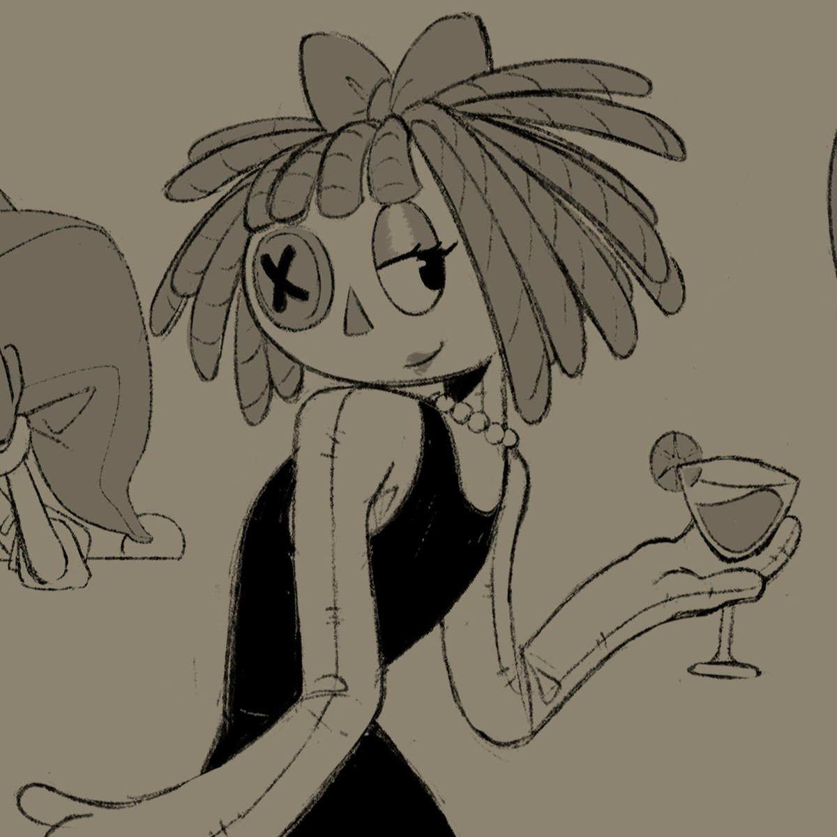bearcap_lazy's tweet photo. Reposting here my most recent doodle of my women ✨

#TADC #Pomni #Ragapom https://t.co/BvDXiQrhYE