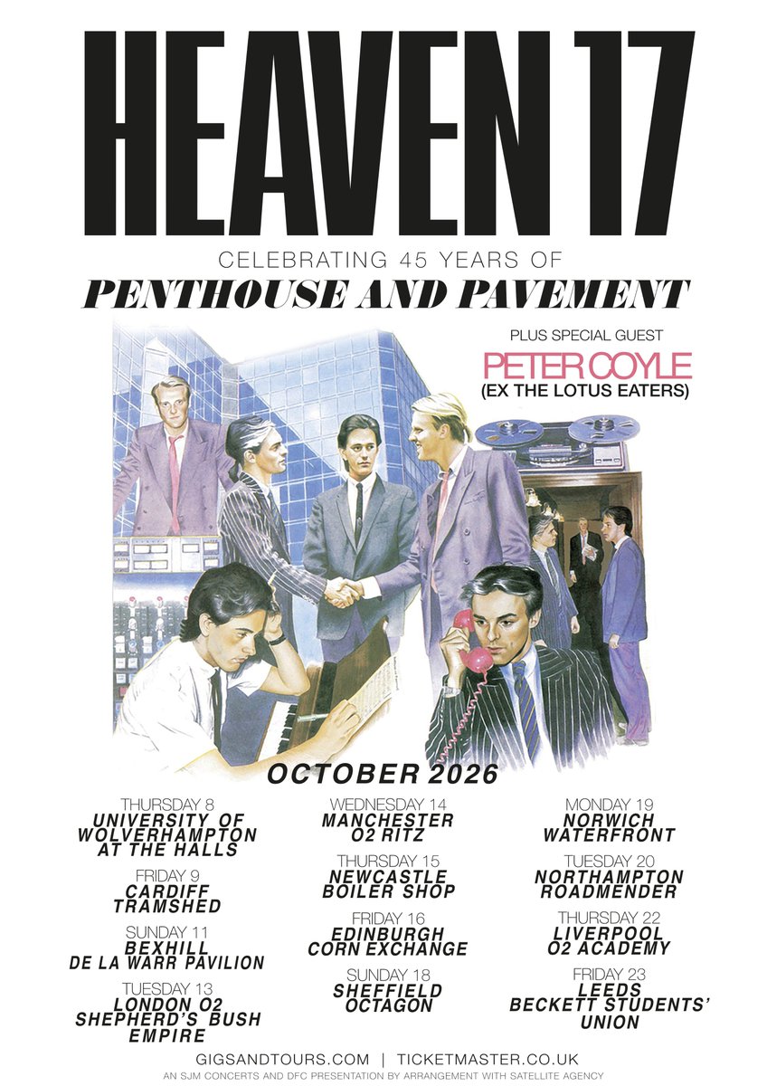 rawedgespassion's tweet photo. Please vote for my new single...
You See The Art In Everything...
in the Heritage Chart...
it is currently number 52...
Vote here:
https://t.co/VXwVPUh8IJ
Also delighted to announce...
I’ll be supporting Heaven 17...
on their October 2026 UK tour...
celebrating 45 years of Penthouse and Pavement...
Tickets: https://t.co/IeZdj3U9LK / https://t.co/n8Dw9EVujO
Thank you for the support...
Big love x