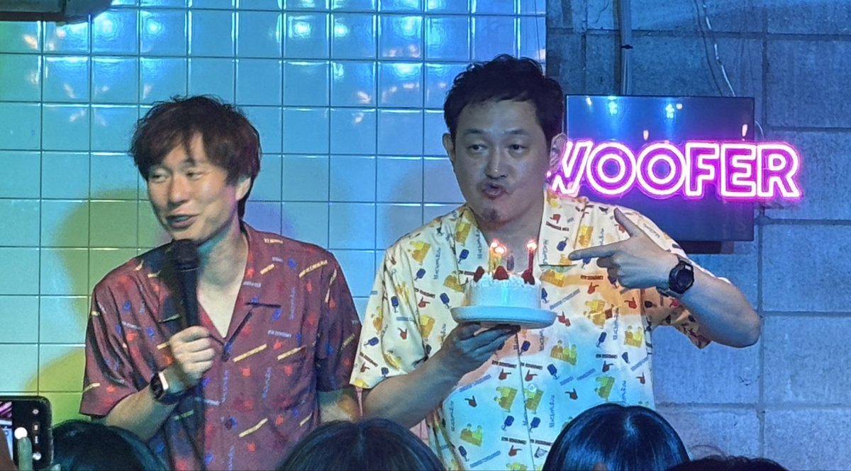 ichi_kae's tweet photo. 今日のハイライト
・“ウマシンガンズ”と新ギャグ連呼
・要所で ウケが少ないと滝沢さんに耳塞がせて「お前ら笑うとこ自分で探せ！」と客席に向かって西堀さんの注意喚起有り

PCがうまく繋がらない間のふたりのお喋りがものすごくよかった 50歳同士いつまでも仲良くいてほしい気持ち☺️ https://t.co/k47QtlPjkc