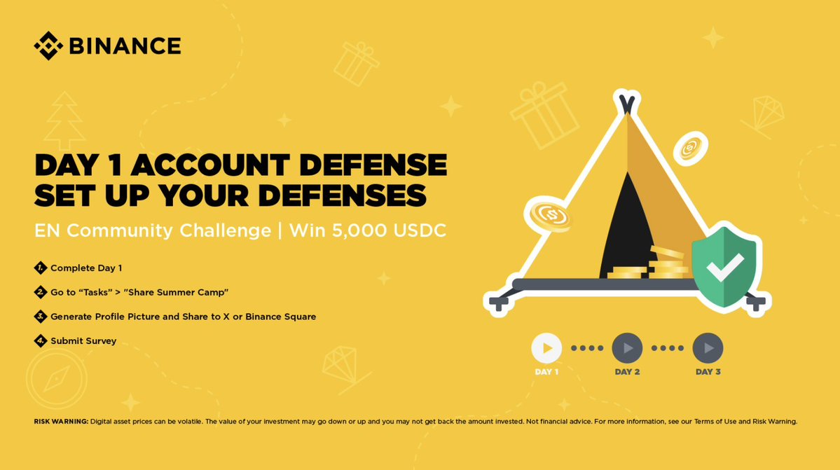 tohinhasan123's tweet photo. @BinanceAngels Day 1 of #BinanceSummerCamp! 🧠
Binance Support will NEVER DM you first or ask for your password/OTP! Stay sharp, spot the red flags, and keep scammers out. 🛡️🚨
#Binance #BinanceSummerCamp #AntiScam #CryptoAwareness #StaySafe https://t.co/2kYdFeofX2